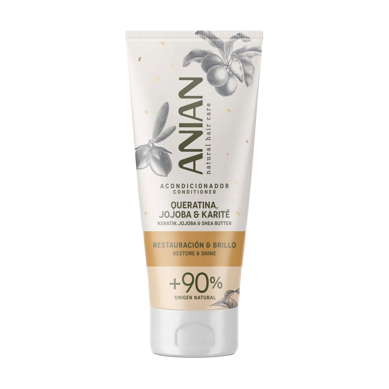 Кондиціонер для волосся Anian Restore &amp; Shine Conditioner з кератином, оліями жожоба та ши, 250 мл